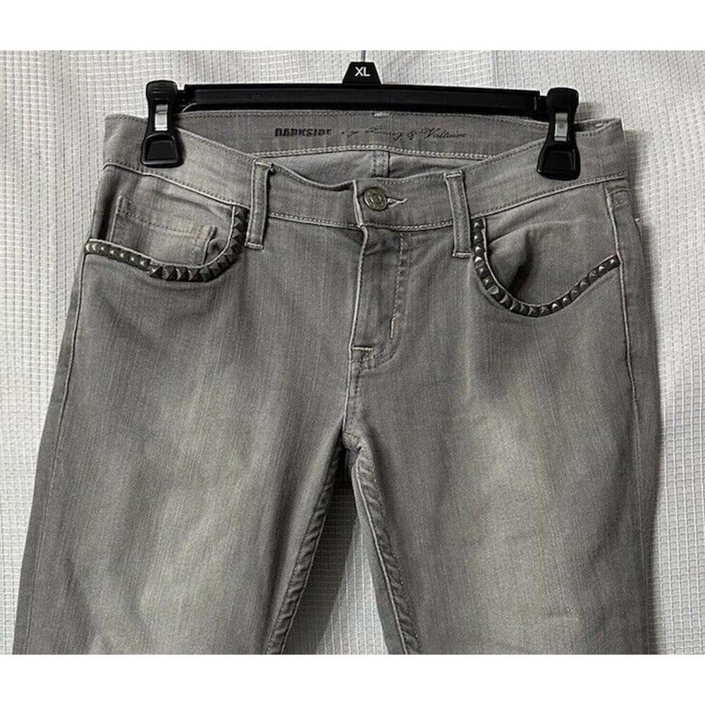 Darkside by Zadig & Voltaire Womens Gray Stretch Skinny Jeans Denim Size 24 EUC - Picture 2 of 9